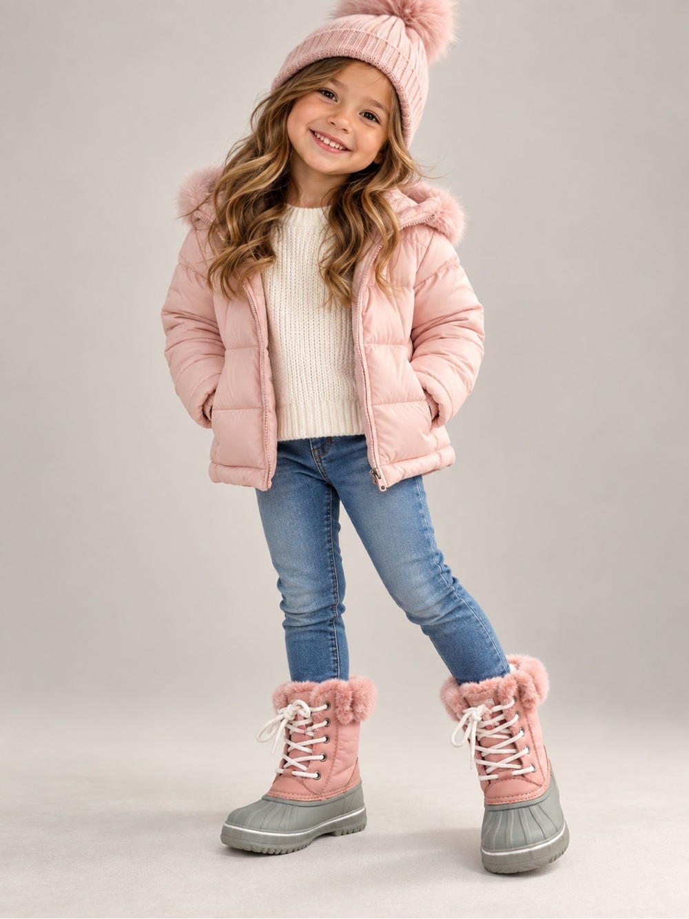 Snow Boots Girl